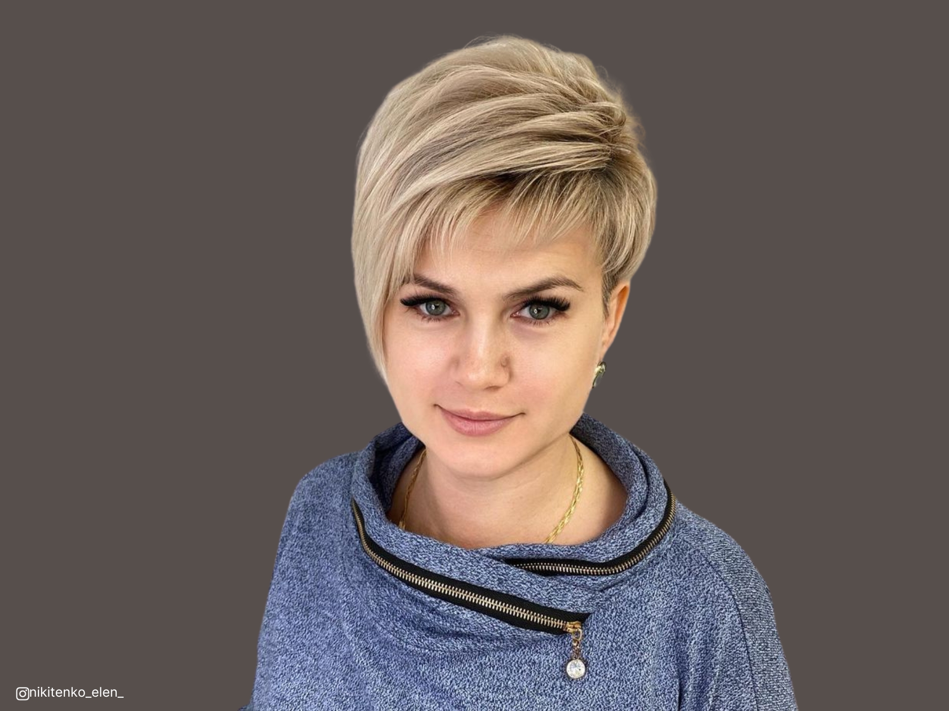 pixie cut for thick hair