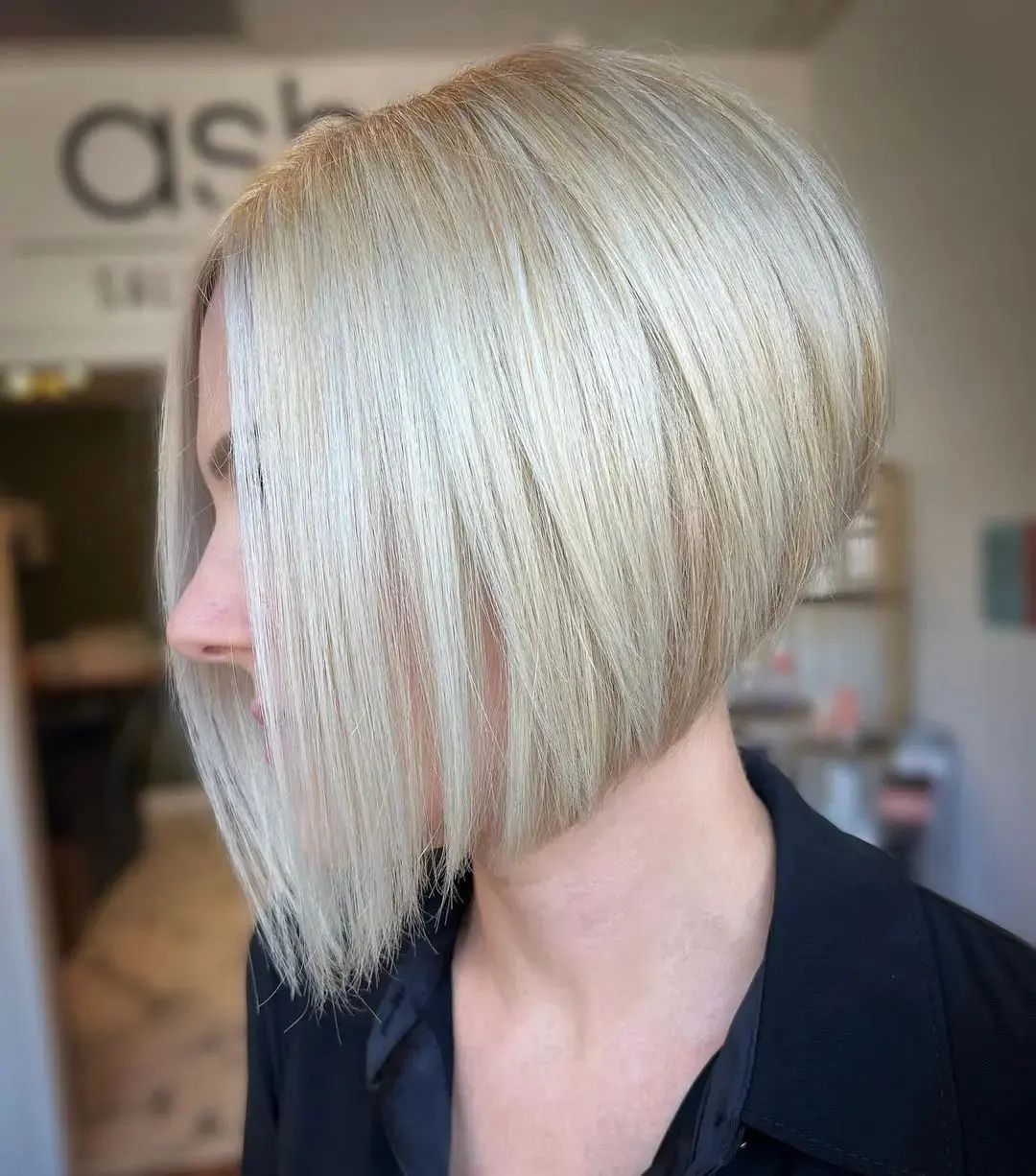 inverted stacked bob