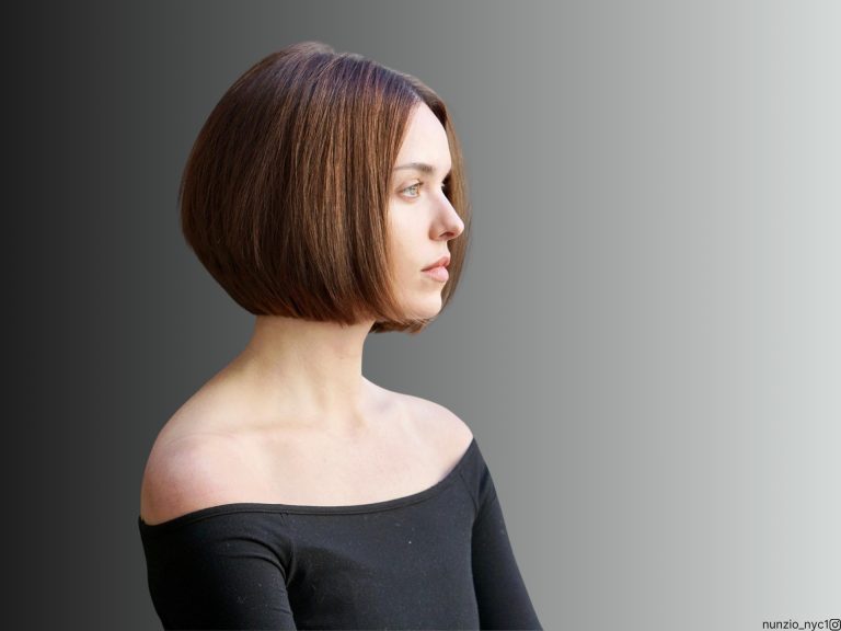 corte de pelo bob apilado