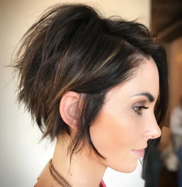 long pixie cut for thick hair
