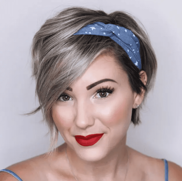 Long Pixie Cut With Accessorize