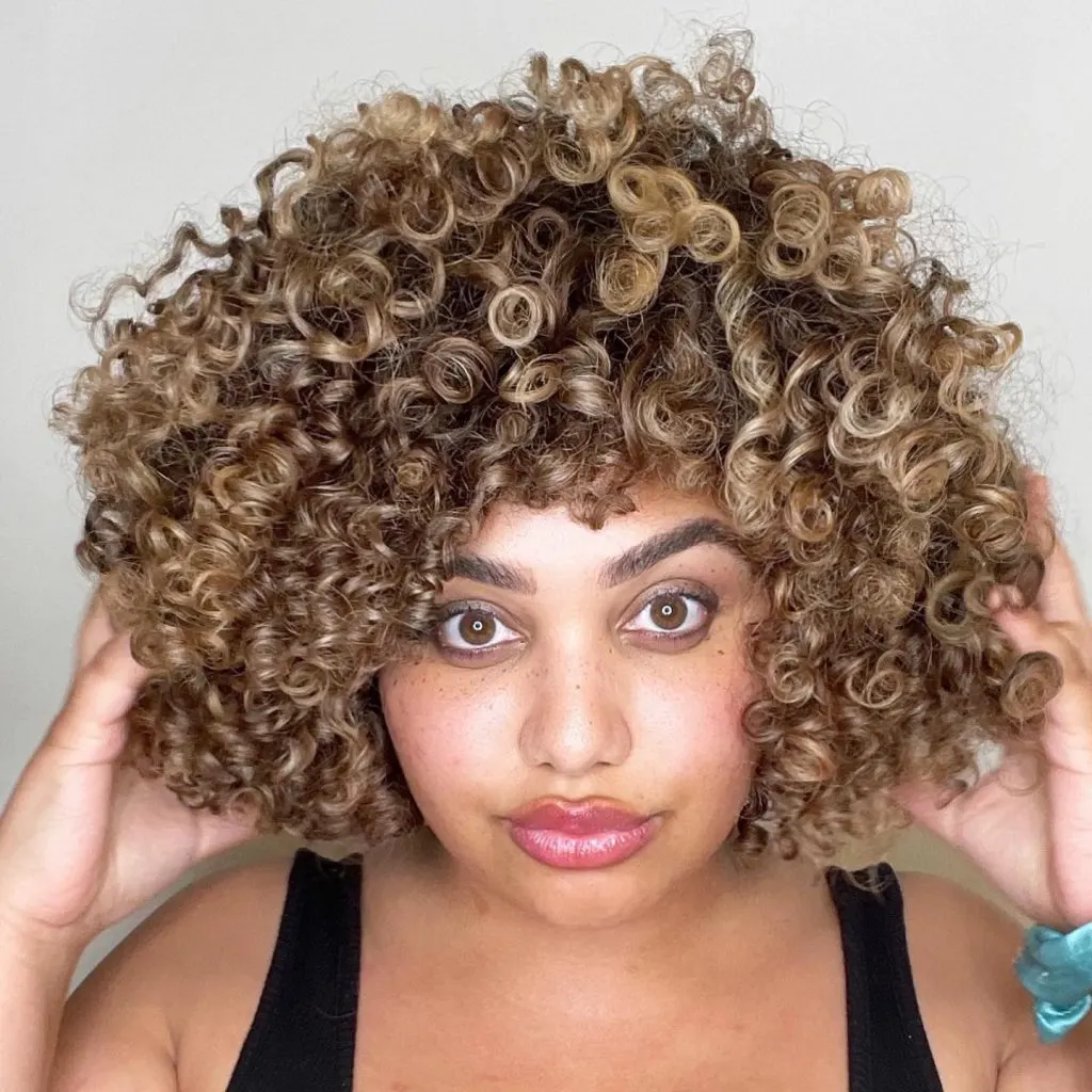 choppy layers for curly hair