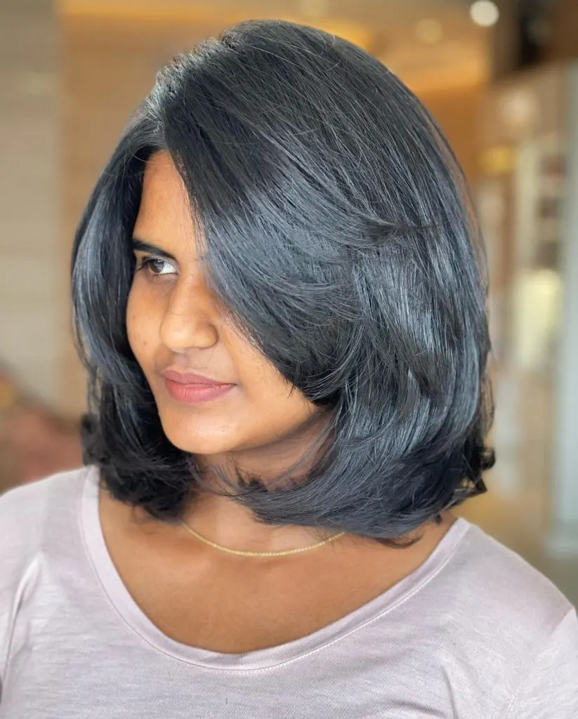 long bob with layers