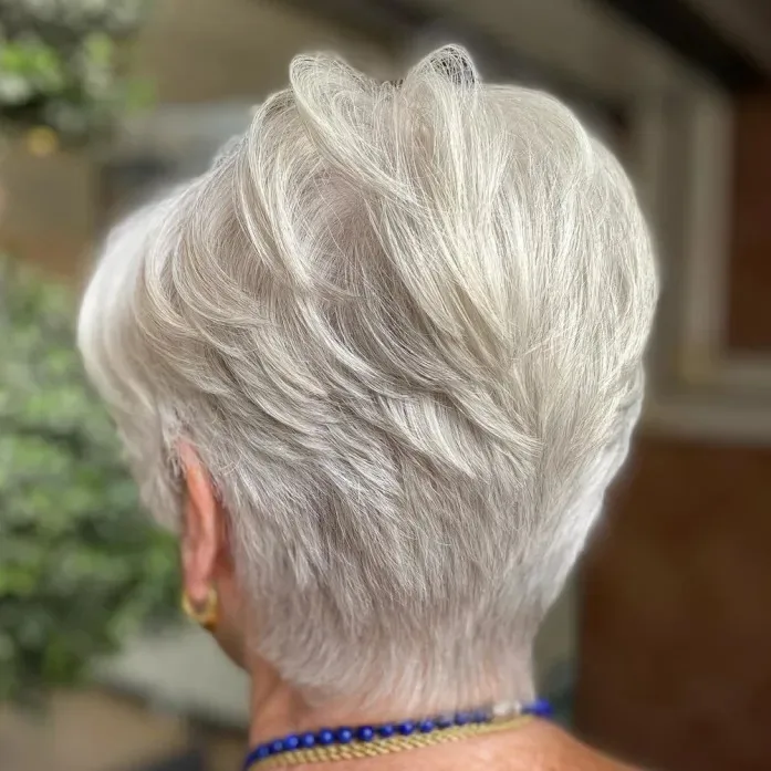 tapered pixie cut for women over 60