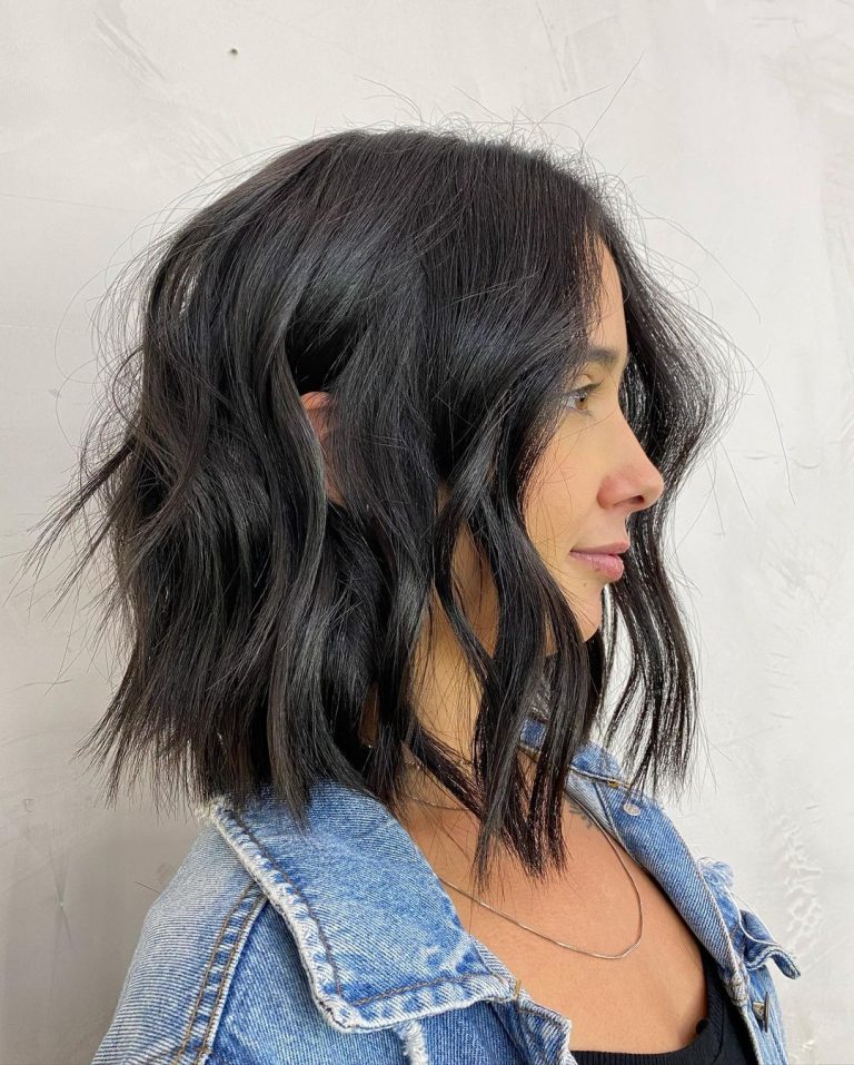 55 Blunt Cut Bob Hairstyles You Ll Want In 2024   2. Long Blunt Cut Bob 768x957 