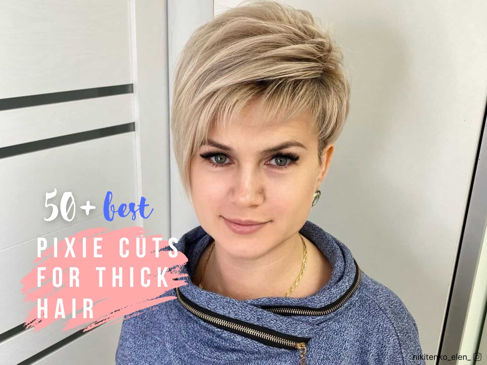 pixie cuts for thick hair
