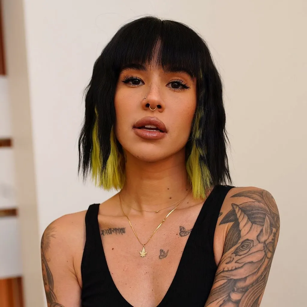 blunt bob with blunt bangs