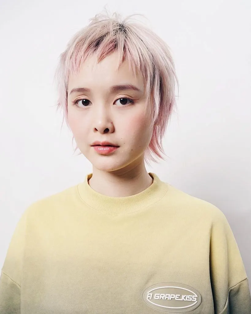 choppy pixie cut