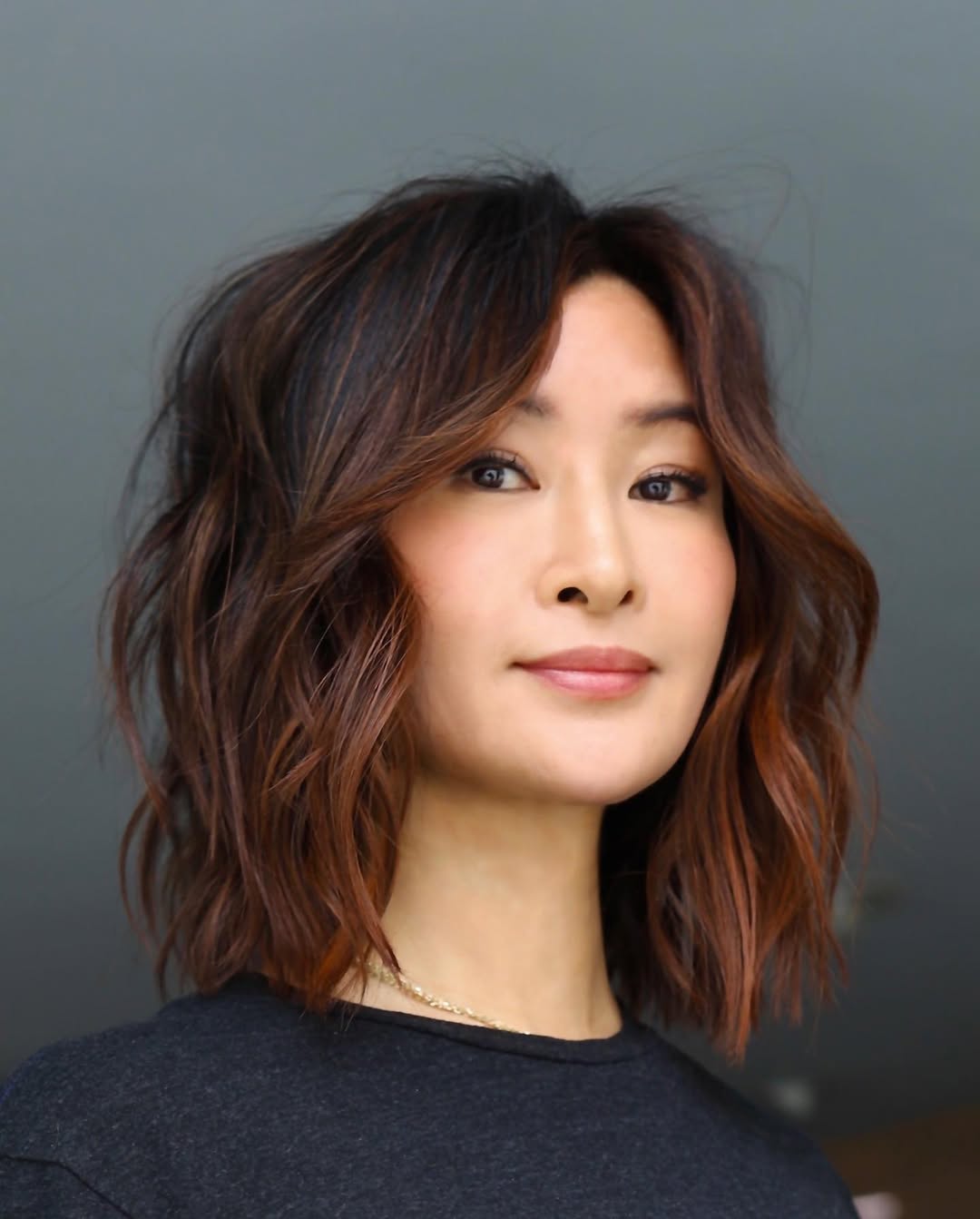 dimensional copper textured lob