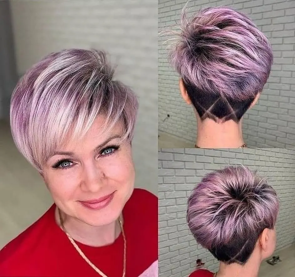 edgy pixie cut for thick hair