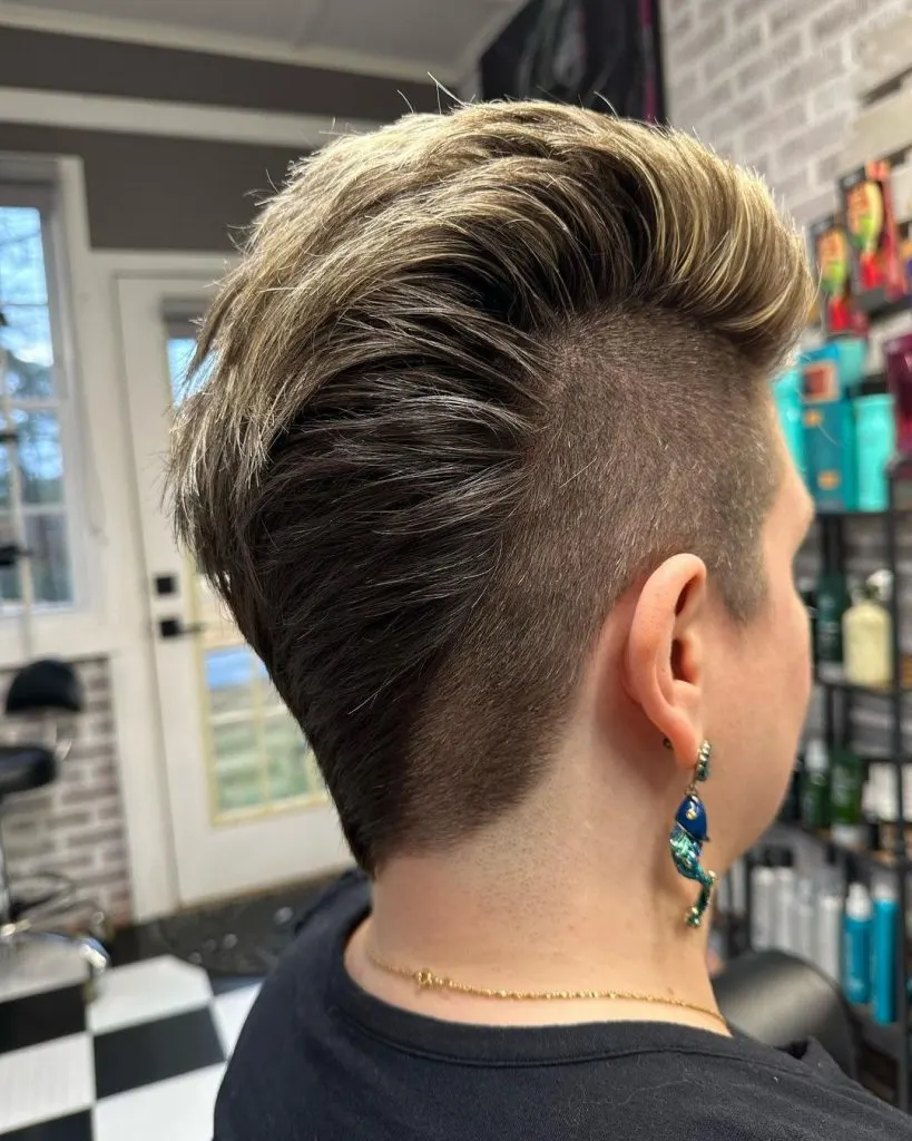 faux hawx pixie cut for thick hair