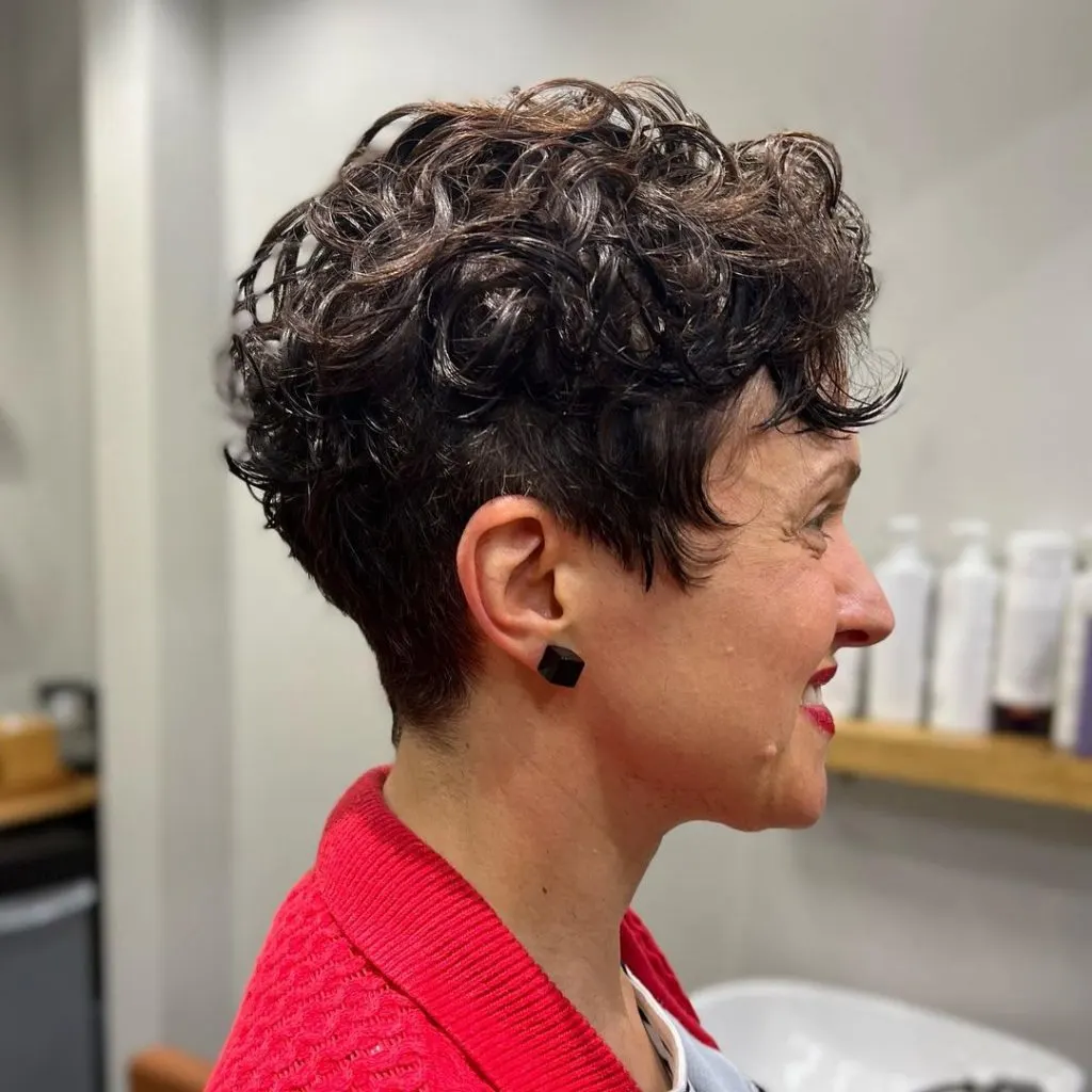 Cute Pixie Cuts For Curls - Chic Over 50