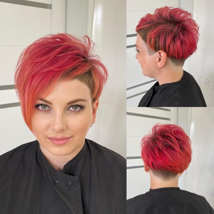 50+ Boldest Funky Colored Pixie Cut Ideas