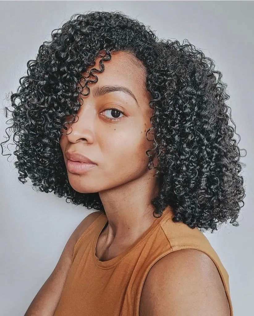 long curly bob hairstyle