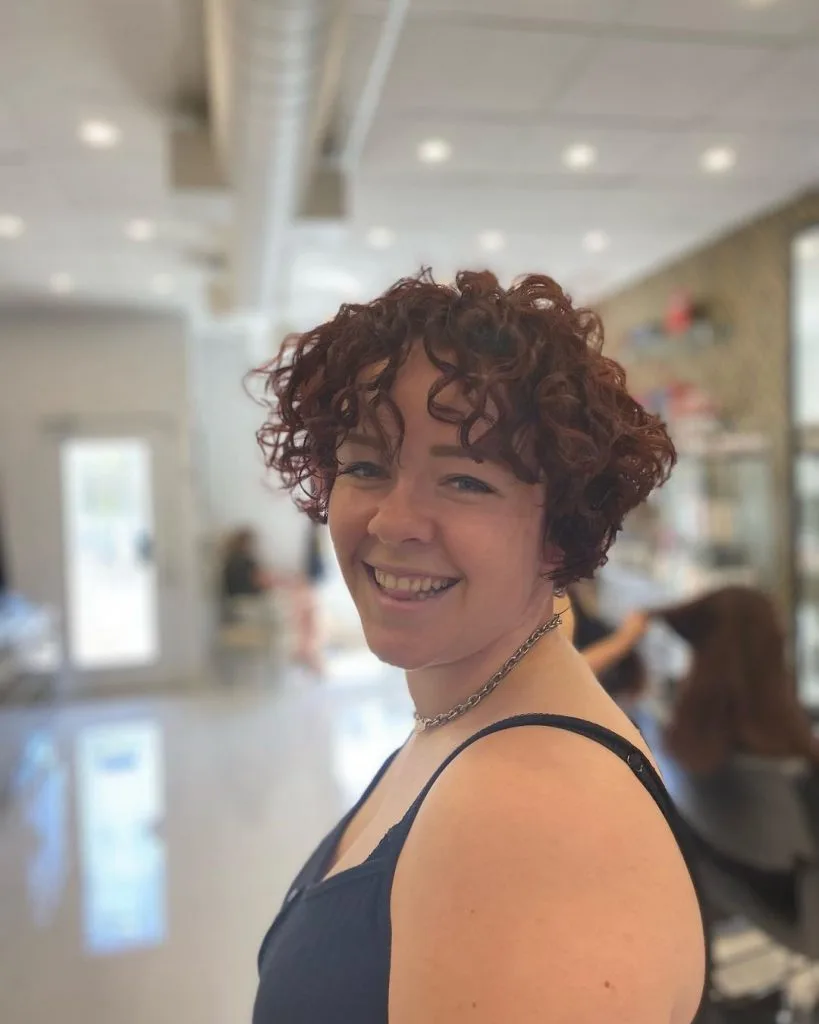 long pixie curly cut