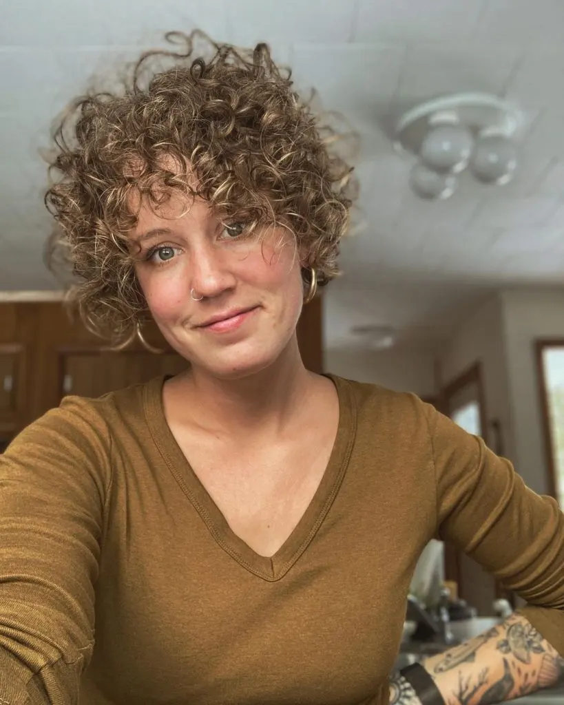 low maintenance lixie for curly hair