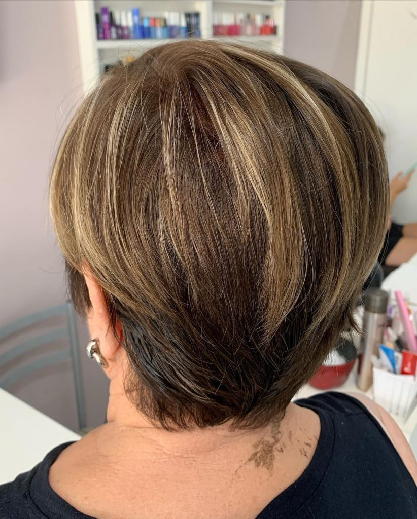middle length pixie for middle aged women