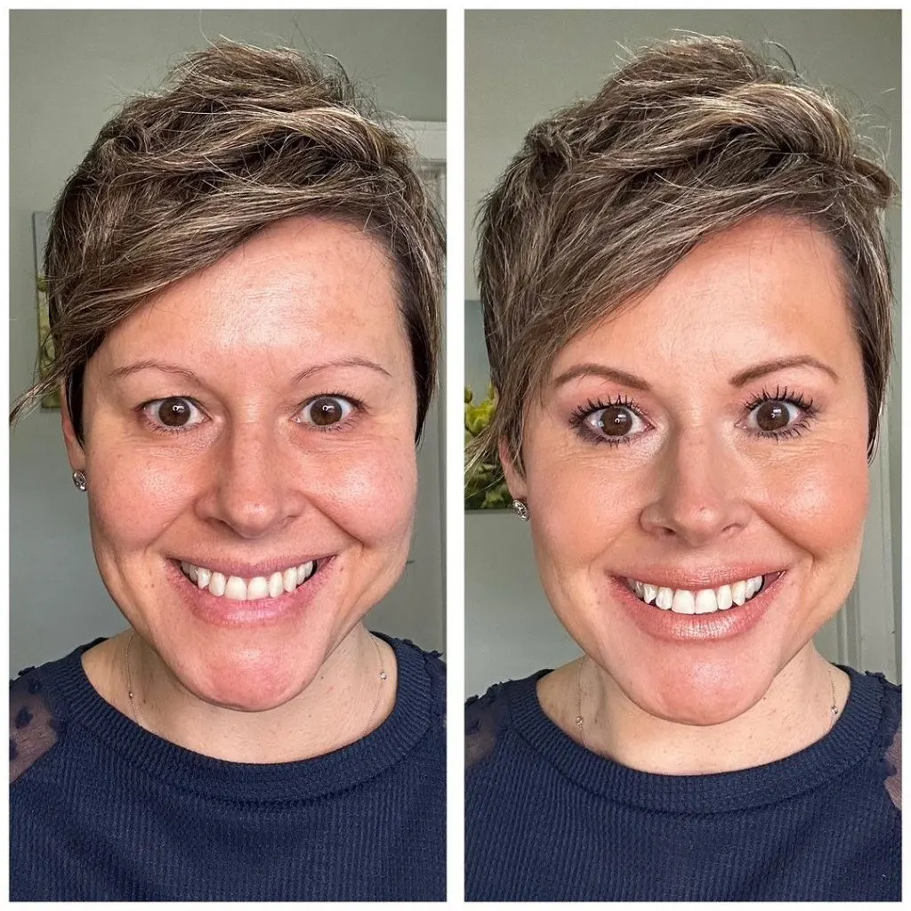 pixie cut for oval face