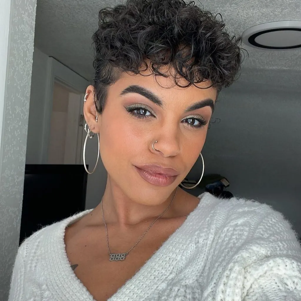 pixie edgy short curly haircuts
