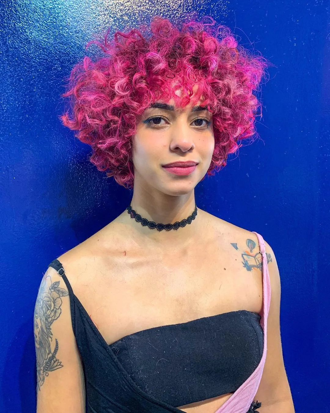 50 Short Curly Hair With Bangs Inspo Pics 1688