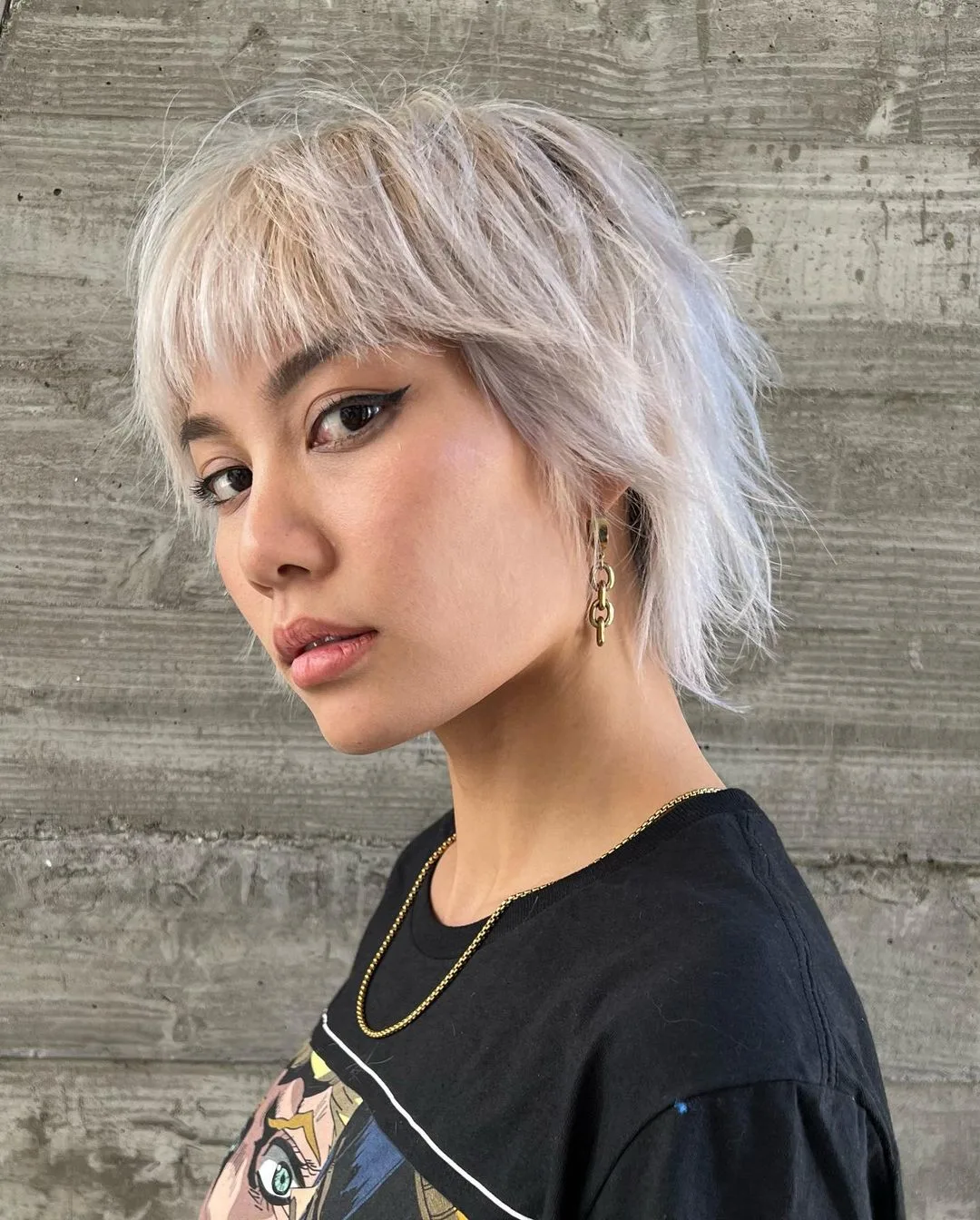 corte de pelo corto desgreñado