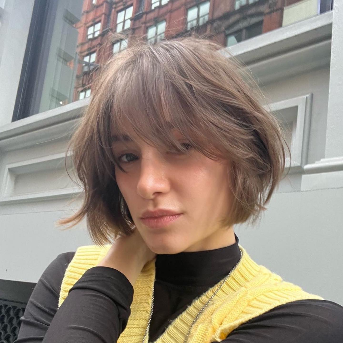 short bob with bangs for fine hair