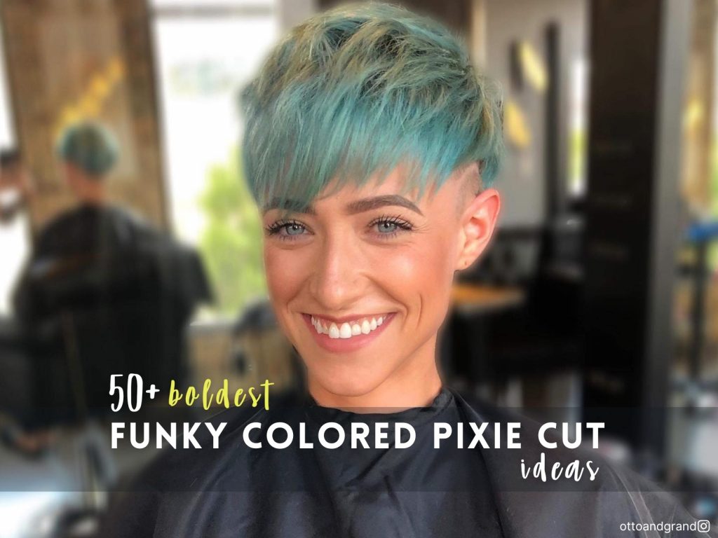 Blue Pixie Haircut with Ornament - wide 11
