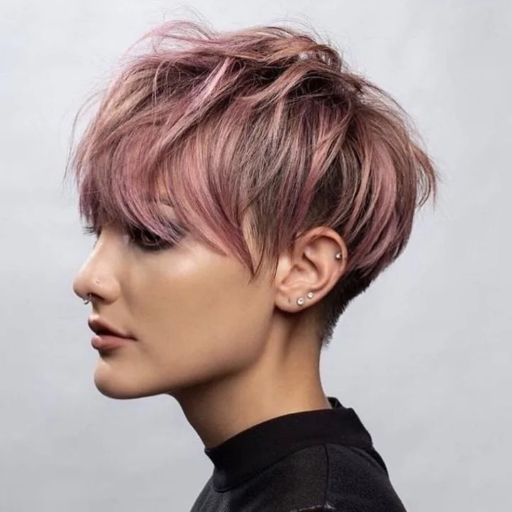 pixie sexy estilo de pelo corto