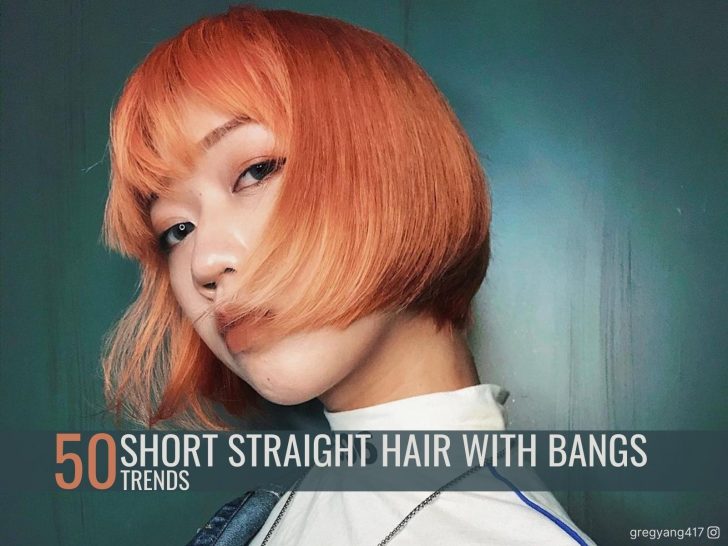 50 Short Straight Hair With Bangs Trends To Try ASAP