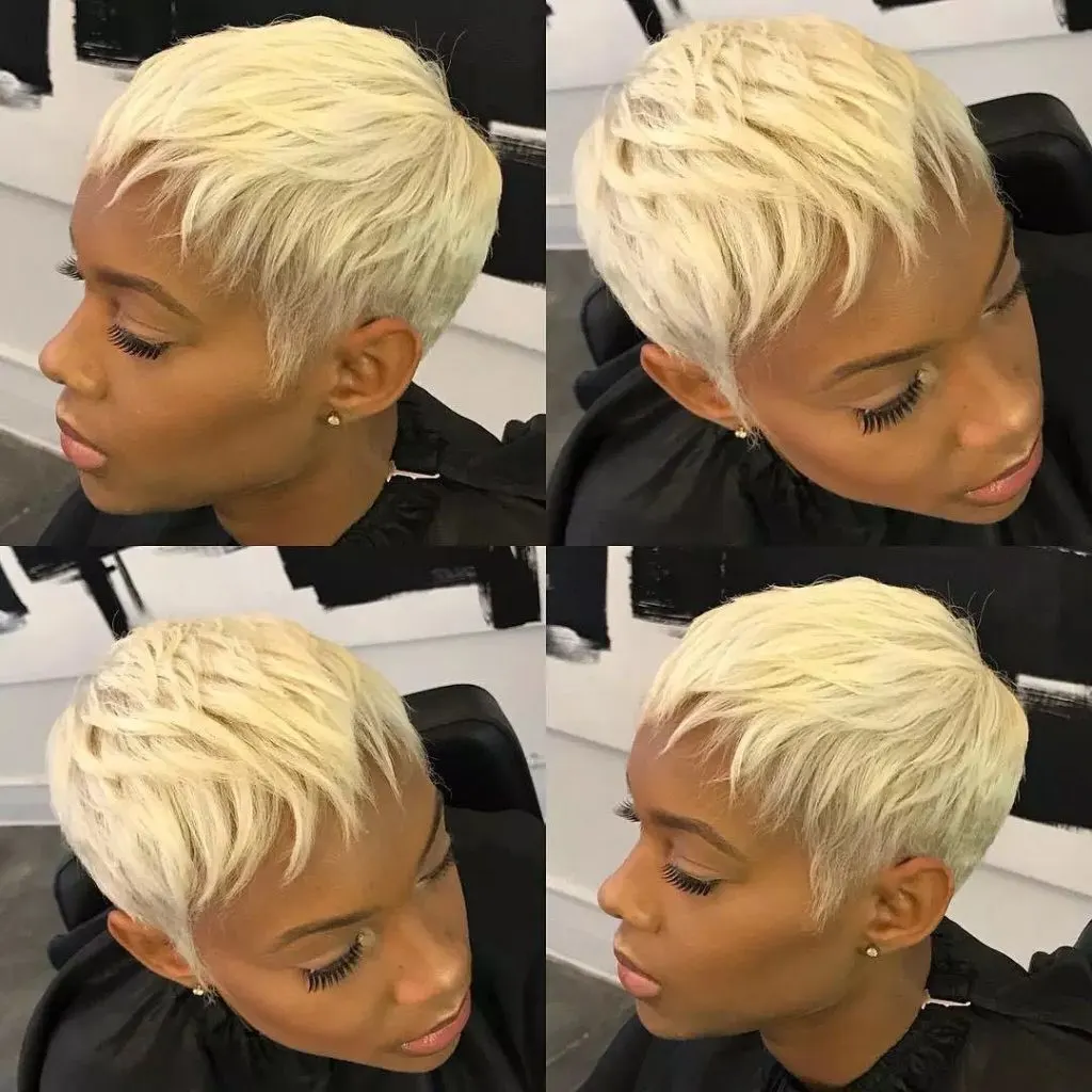 choppy pixie cut for thick hair with bangs