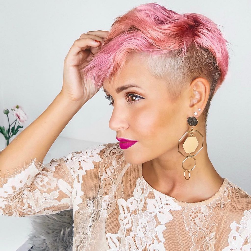 coupe pixie rose chic