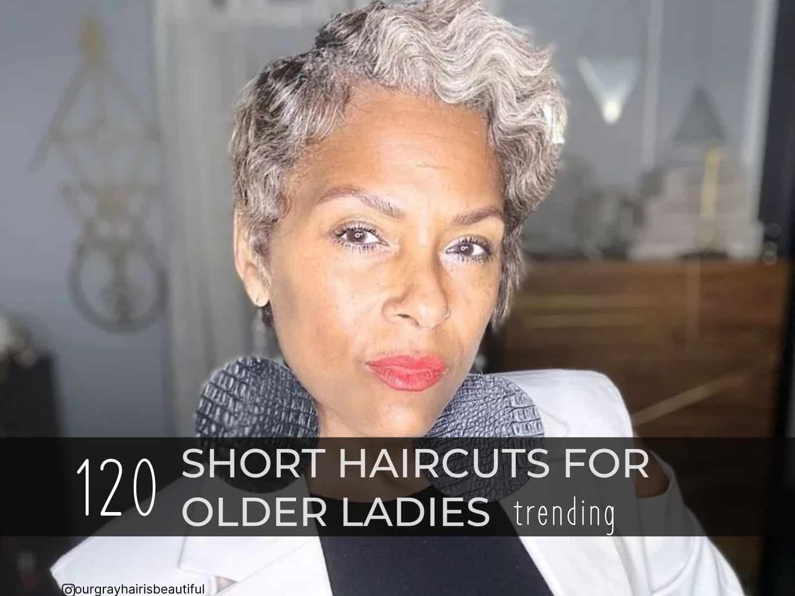 120 Meilleures coupes de cheveux courts pour les femmes âgées, tendance 2023