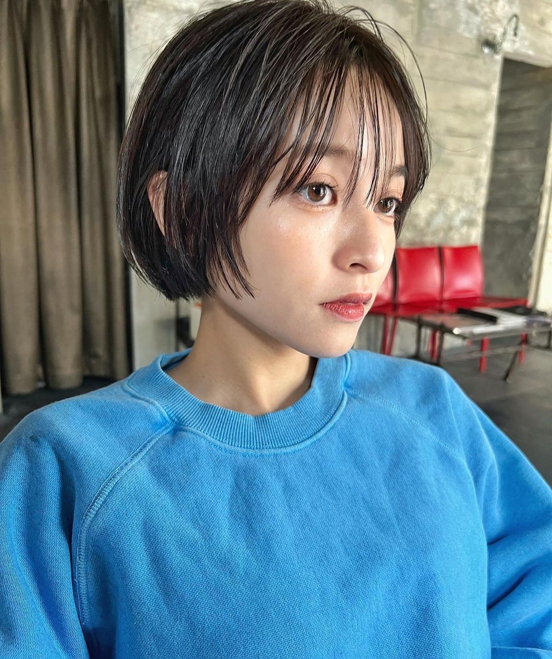 fine hair layered bob