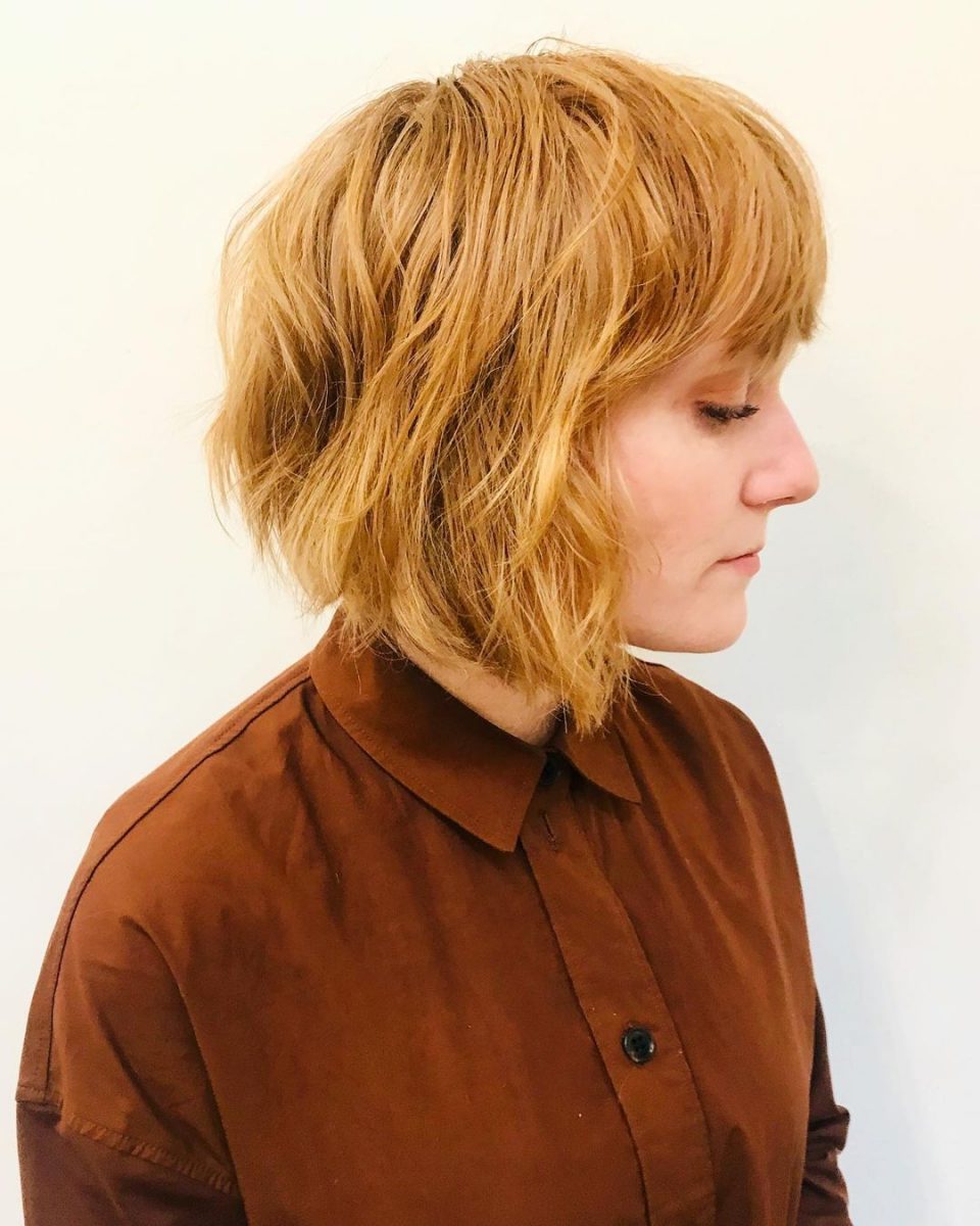 40 Up-To-Date Inverted Bob With Bangs Hairstyles