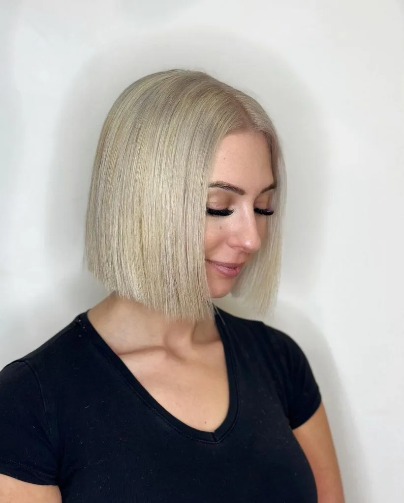 blunt bob cut for women over 40