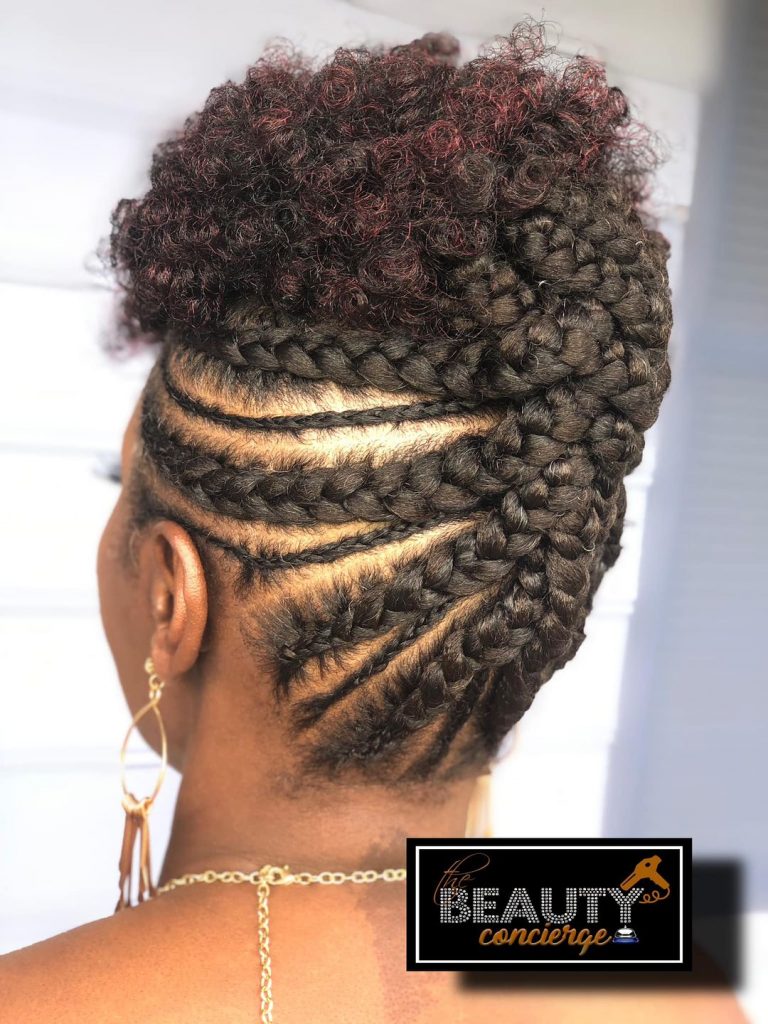 braided pixie cut for thick hair