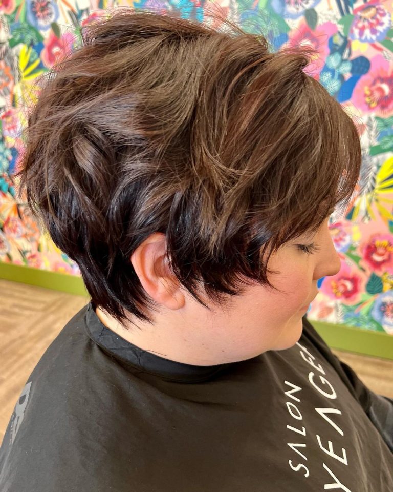 70 Sliming Short Hairstyles For Round Faces