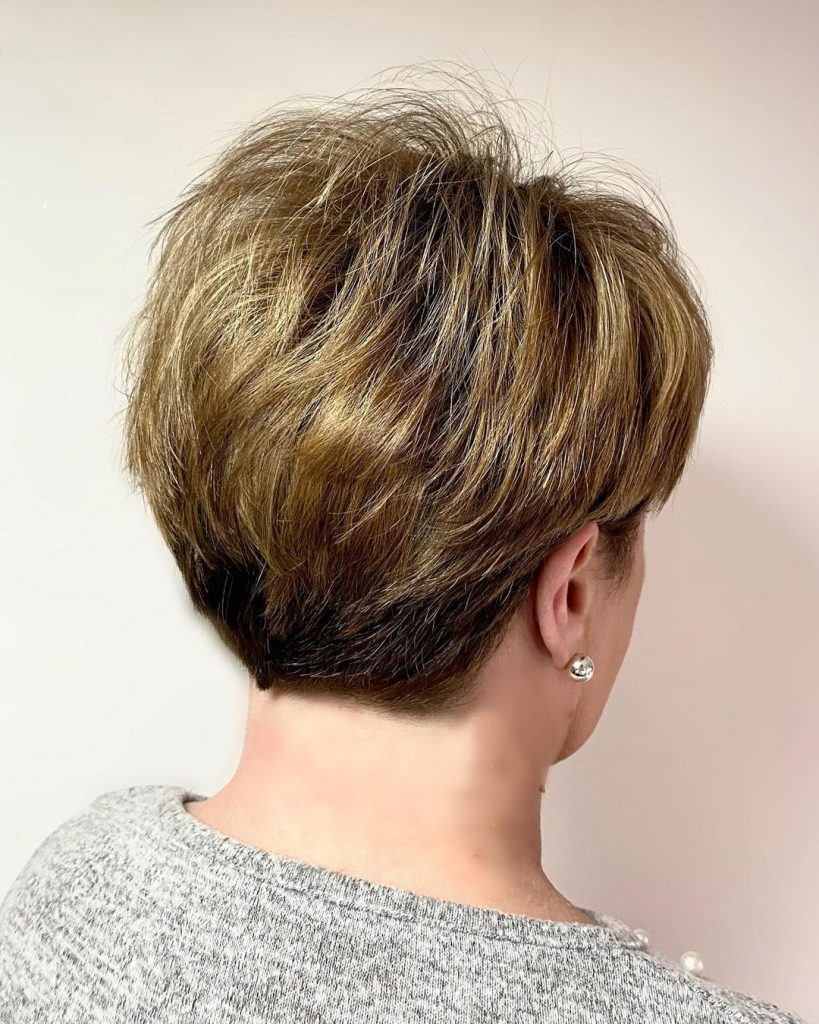 low maintenance short hairstyle for thick hair