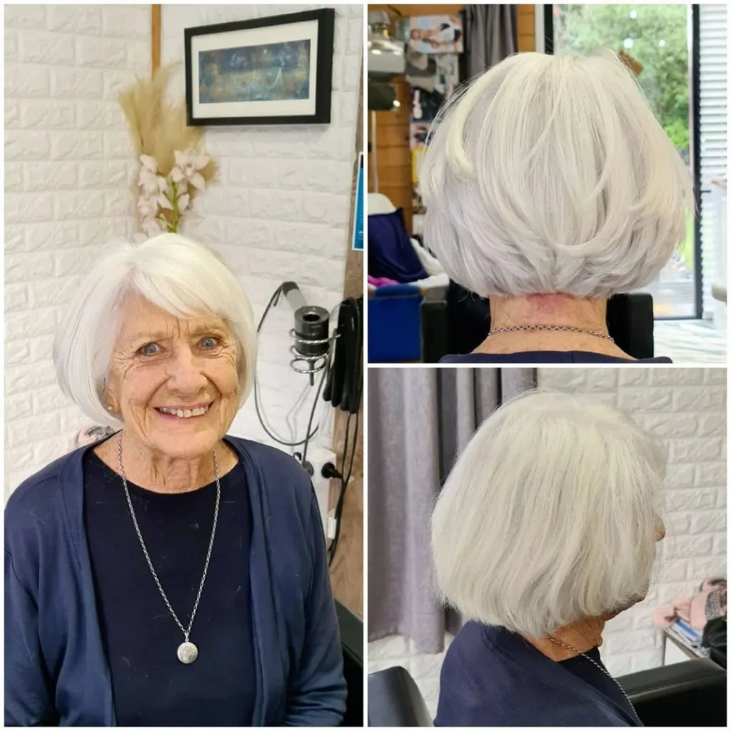 short haircut for women over 70