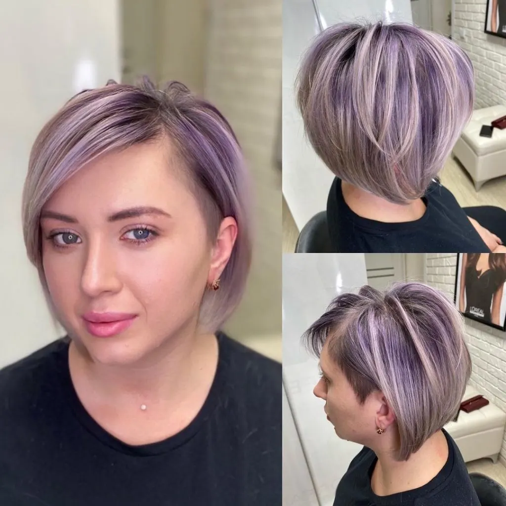 stacked bob with undercut