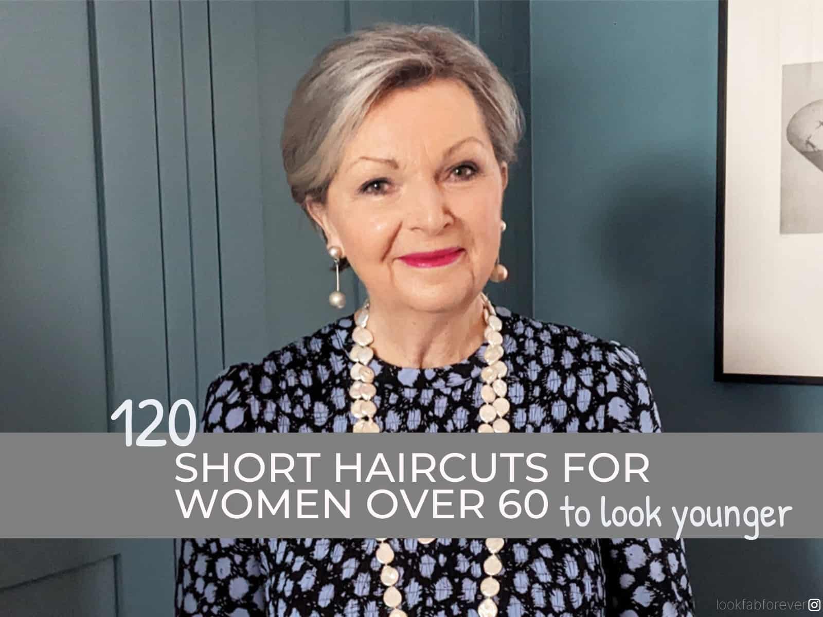 short haircut for women over 60