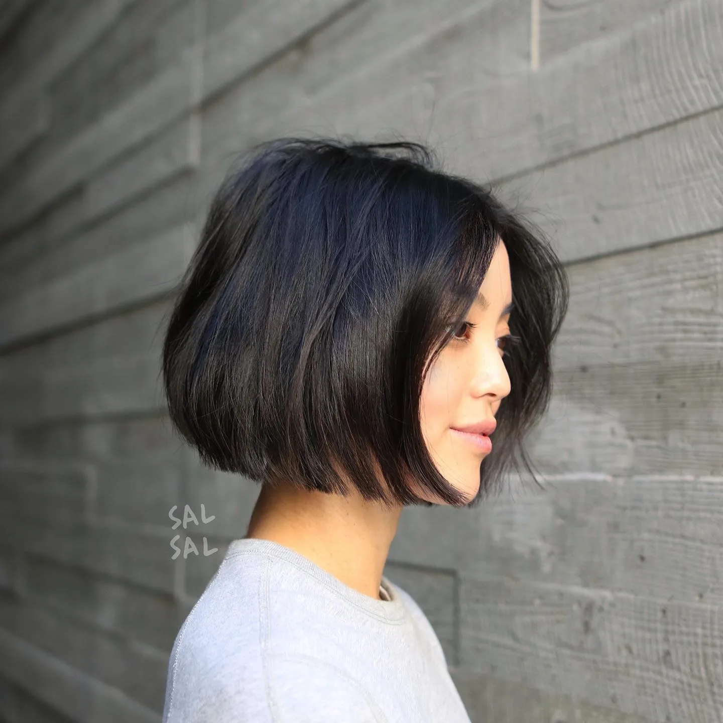 short textured bob
