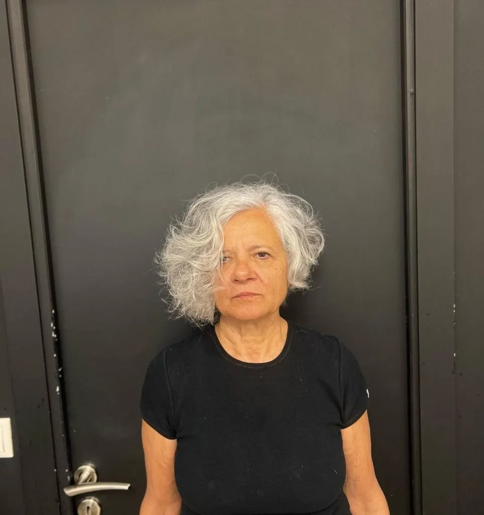 chic bixie cut for women over 70 with fine hair