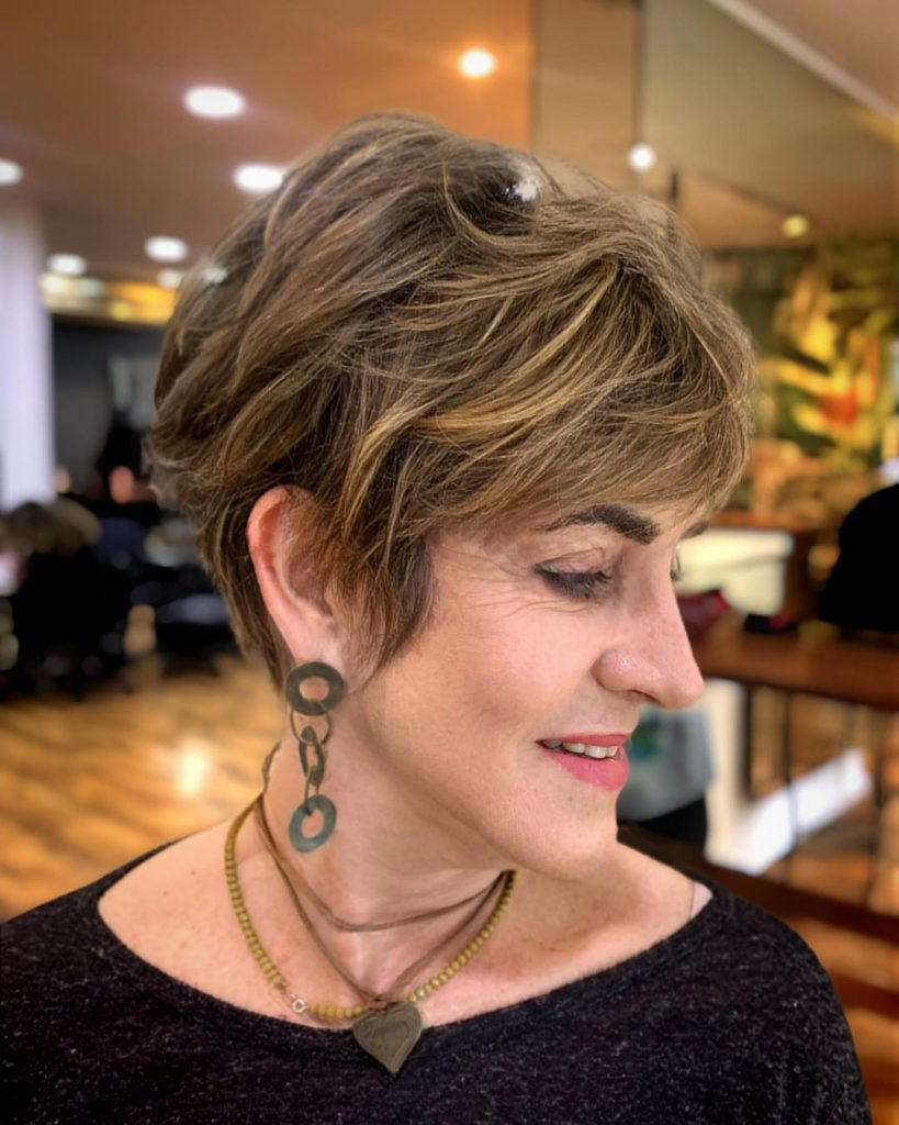 choppy layered pixie cut for women over 50