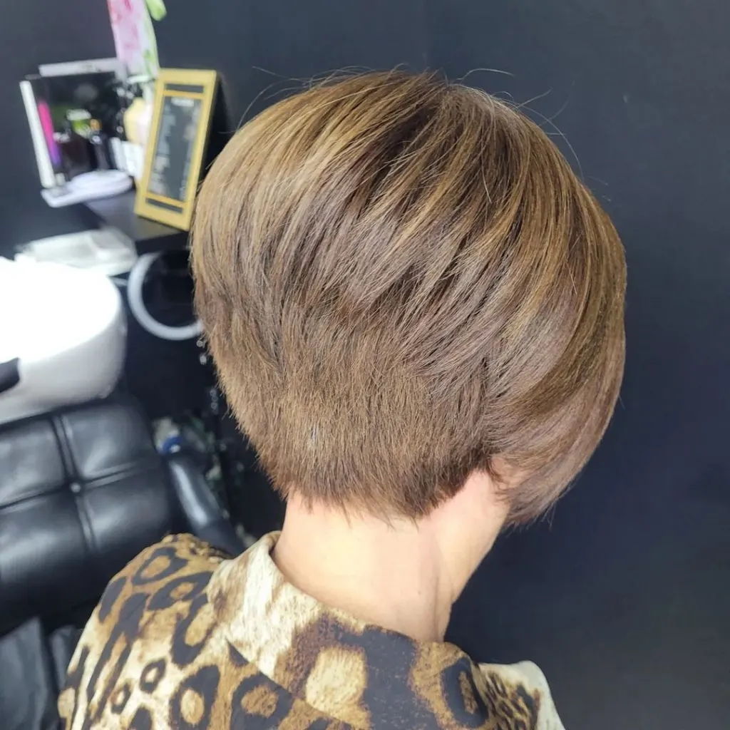 inverted bob pixie for women over 60