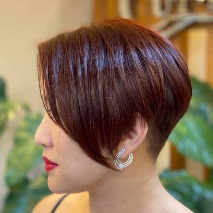 long pixie with a taper for women over 50