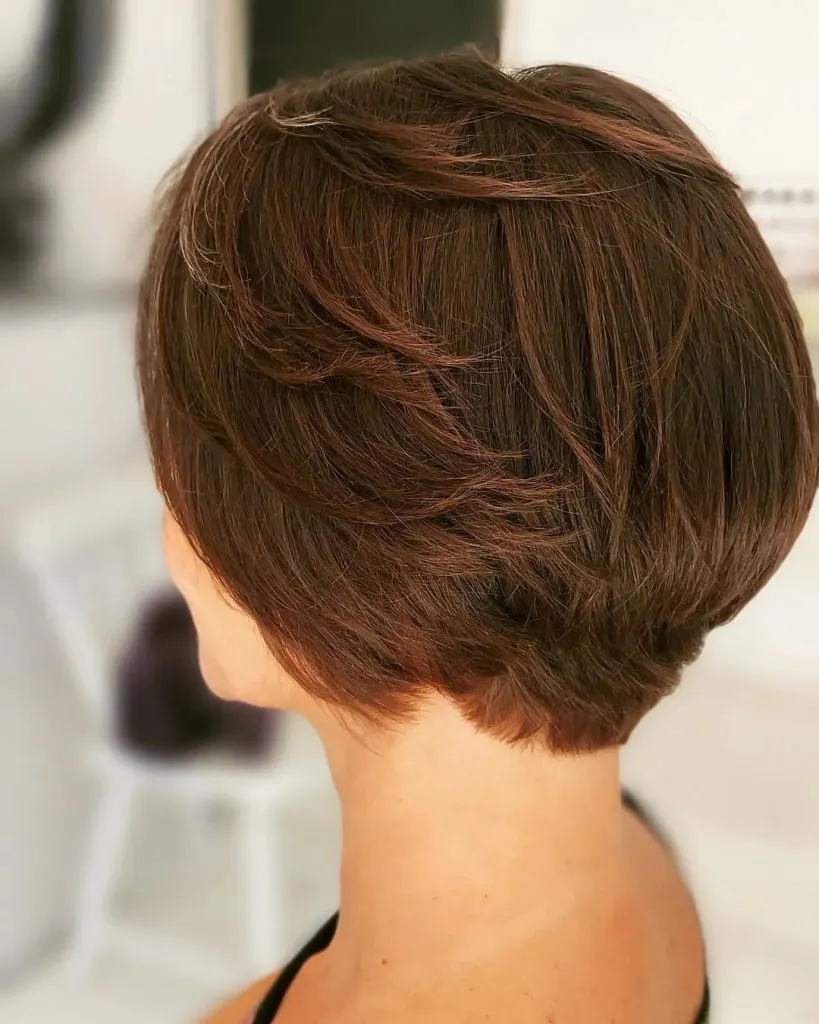 round bob cut for women over 50