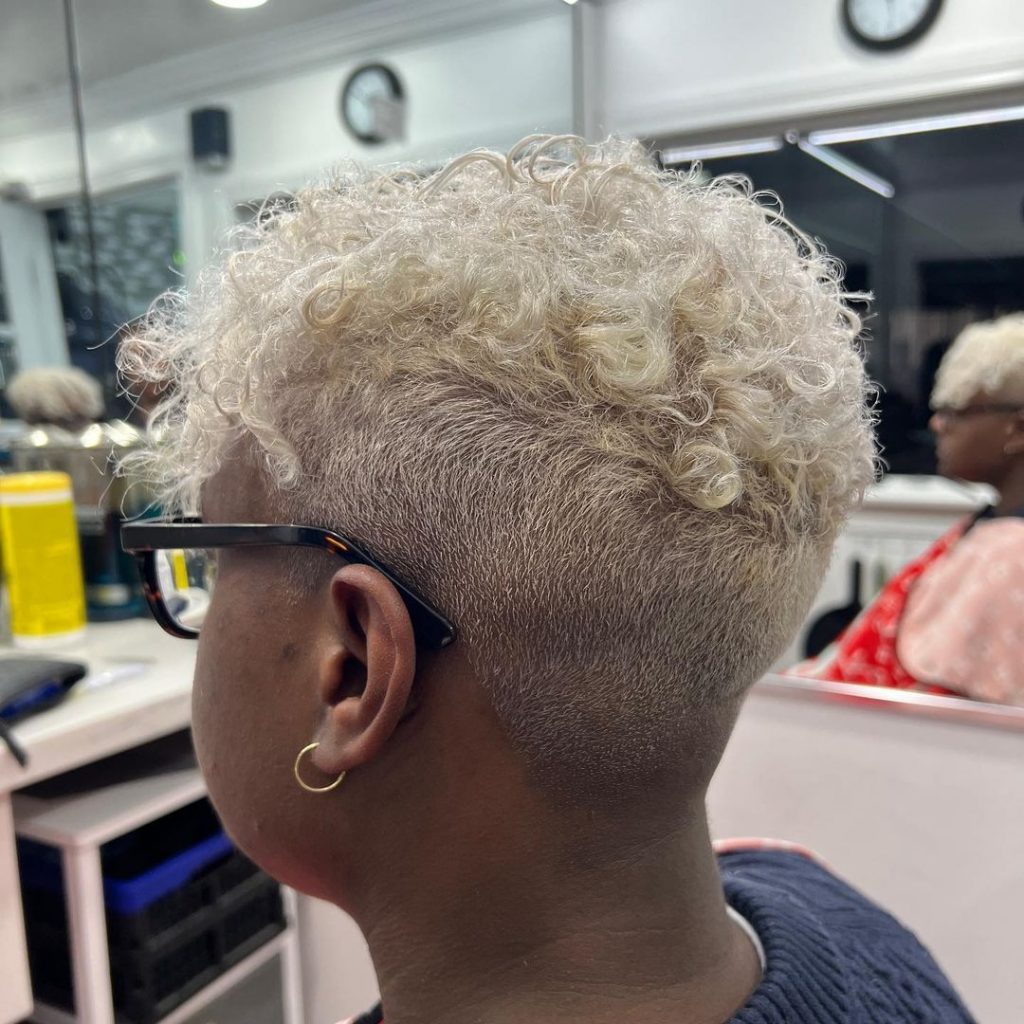 short haircut for black women over 50