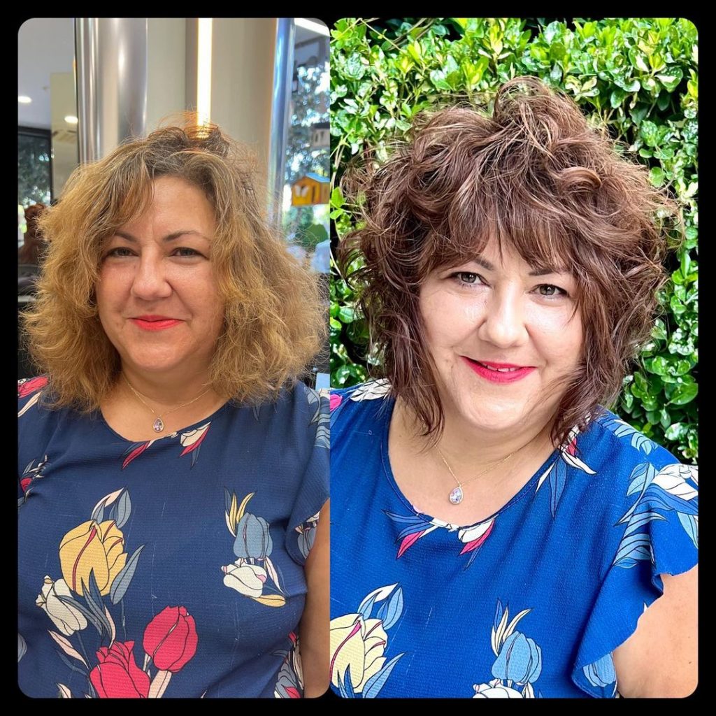 short haircut for women over 50 with chubby face