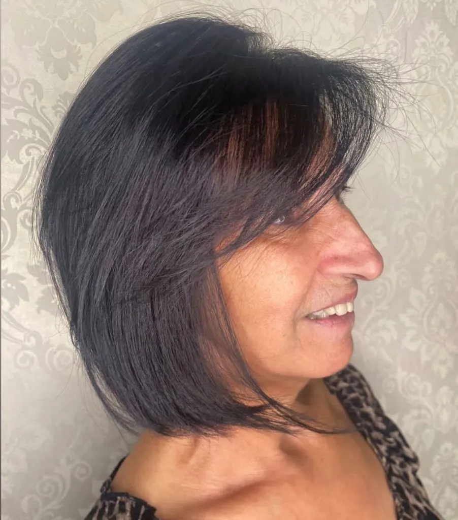 short haircut for women over 60 with fine hair